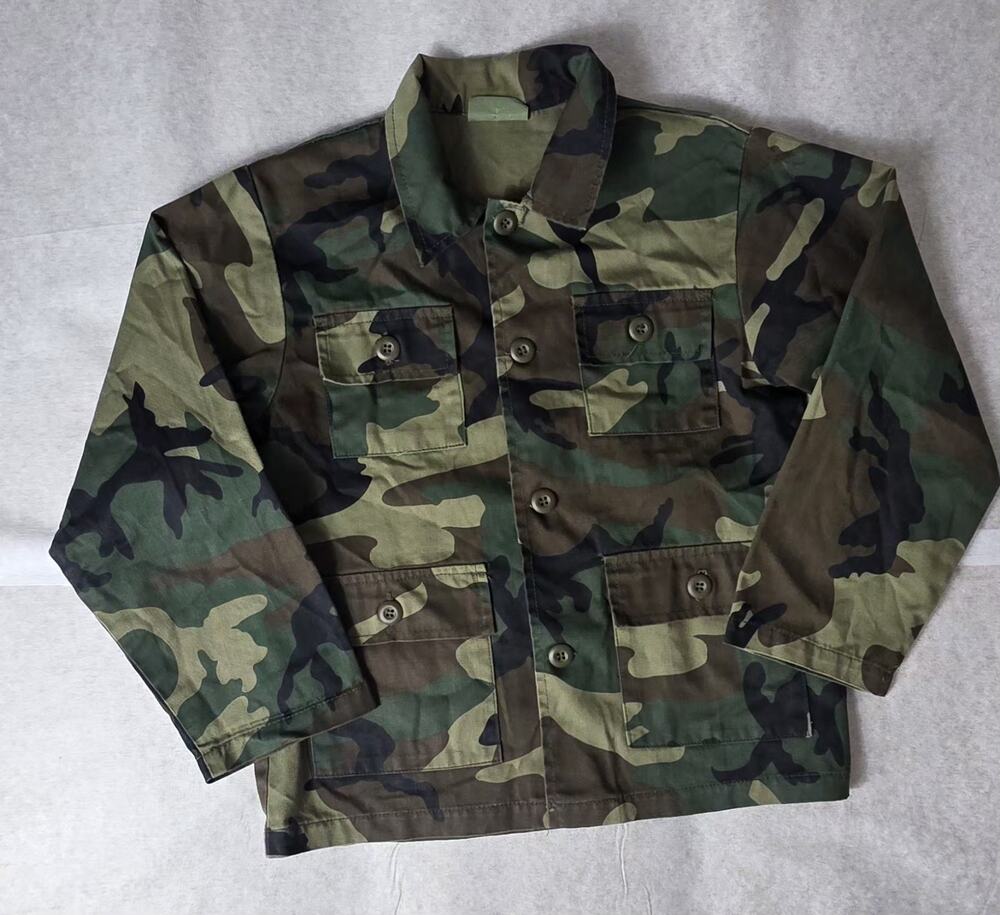 Rothco BDU Shirt Jacket Boys Sz 16 Digital Camo Camouflage Military Tactical